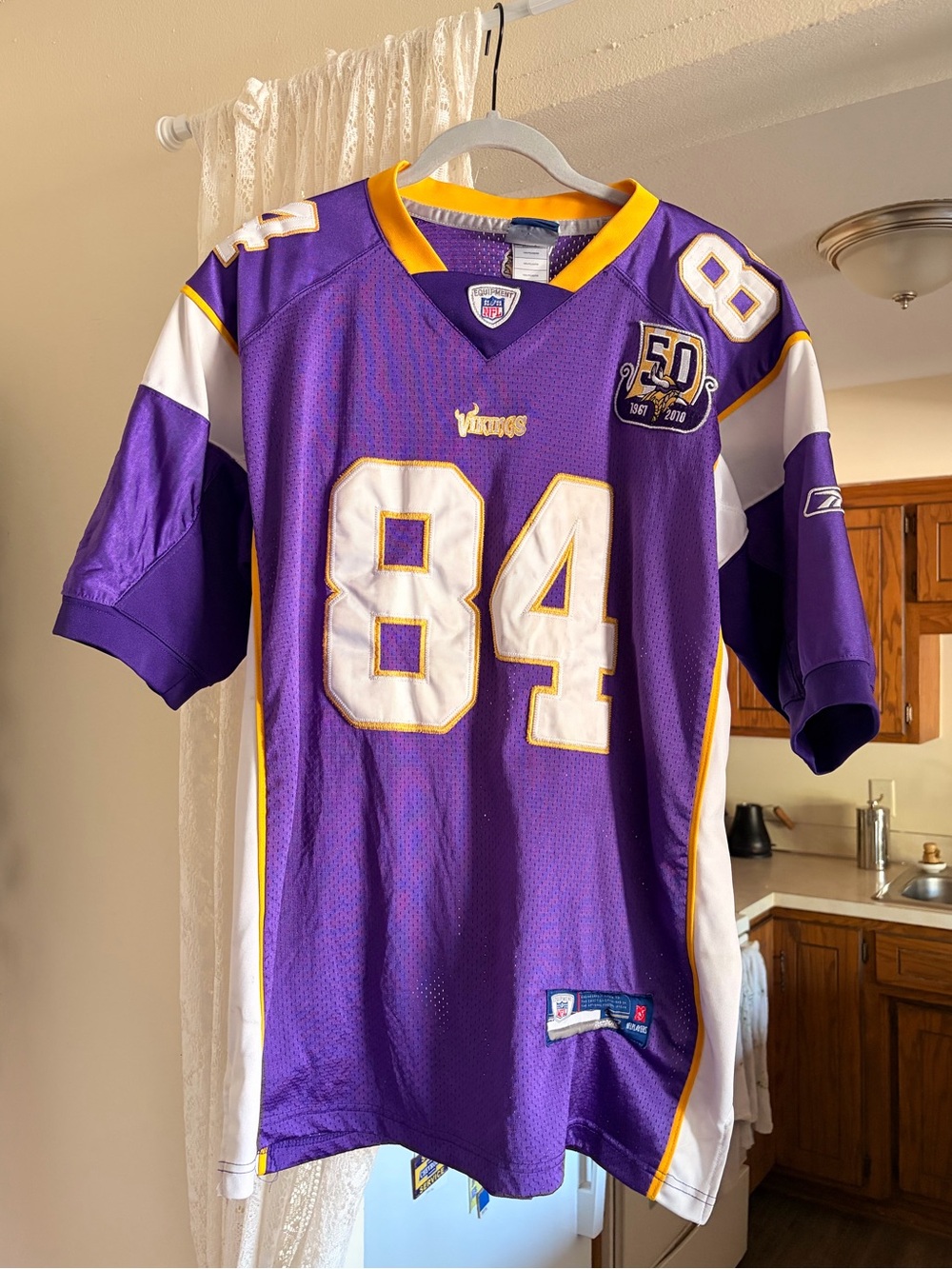 Randy Moss #84 Vikings 50th Anniversary Jersey